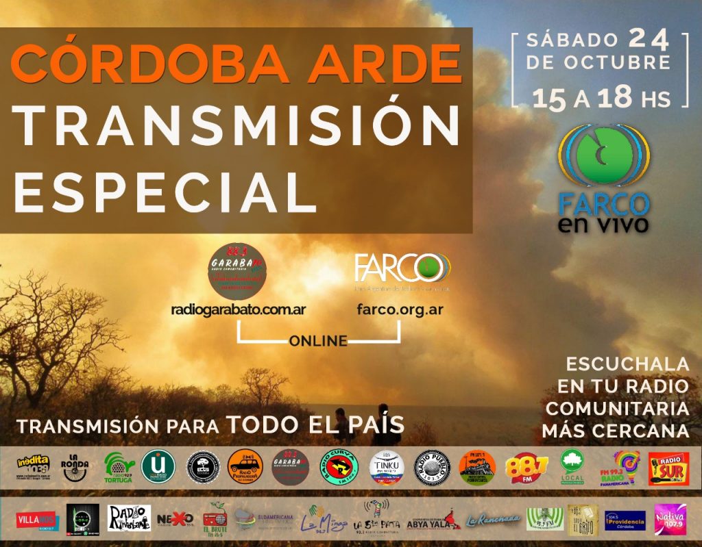 Las radios comunitarias que integran FARCO se unen para una gran transmisión en defensa del bosque nativo