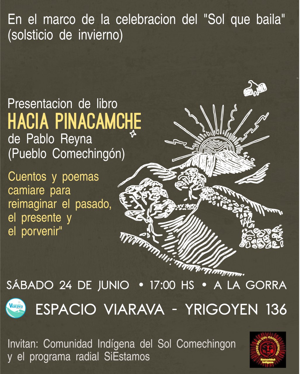 Presentación del libro «Hacia Pinacamche. Cuentos y poemas camiare para reimaginar el pasado, el presente y el porvenir»